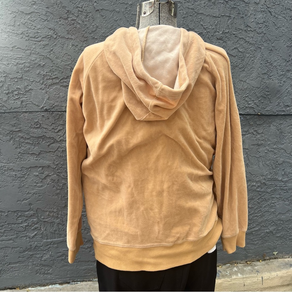 RUE21 Beige Pullover‎ Tan Fleece Hoodie Sweatshirt Size Small “honey” - Picture 4 of 11